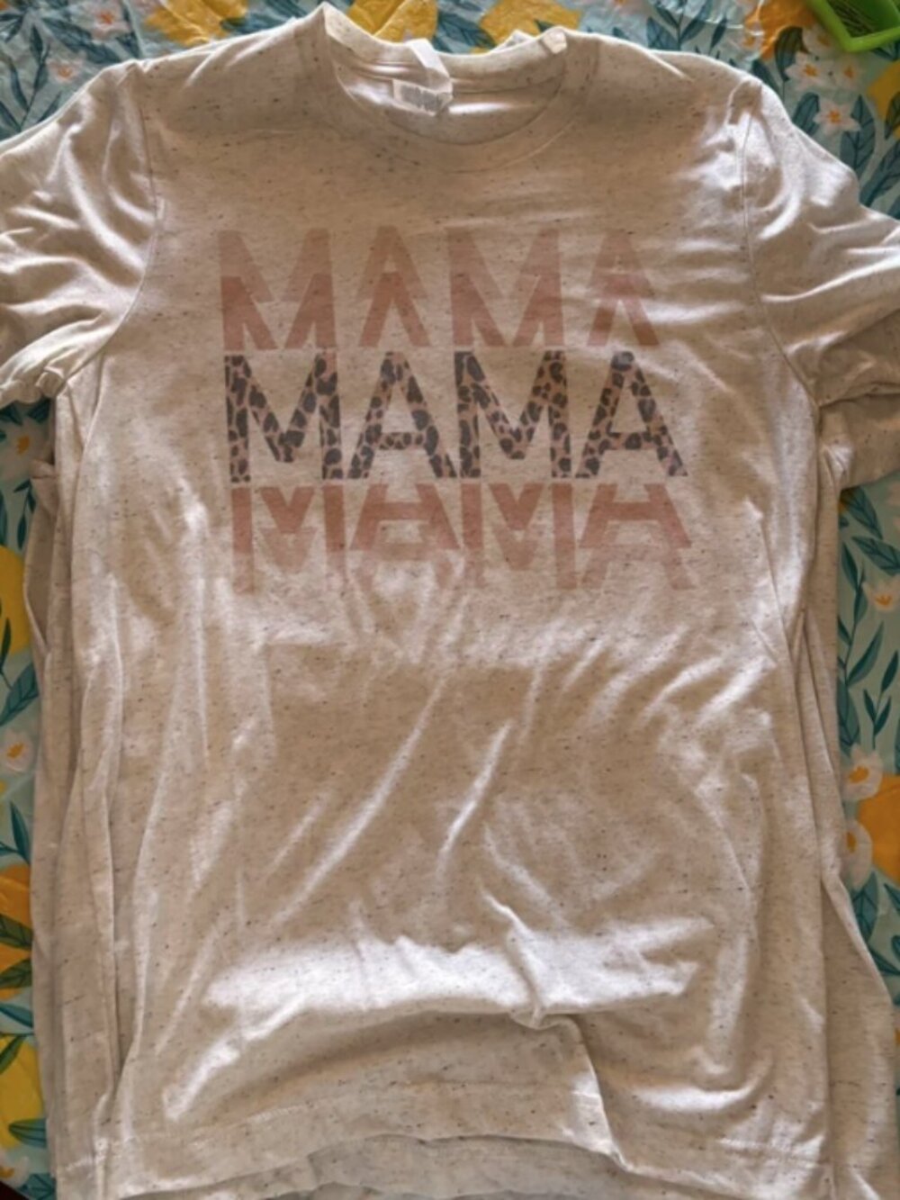 "MAMA" CANVAS T SHIRT